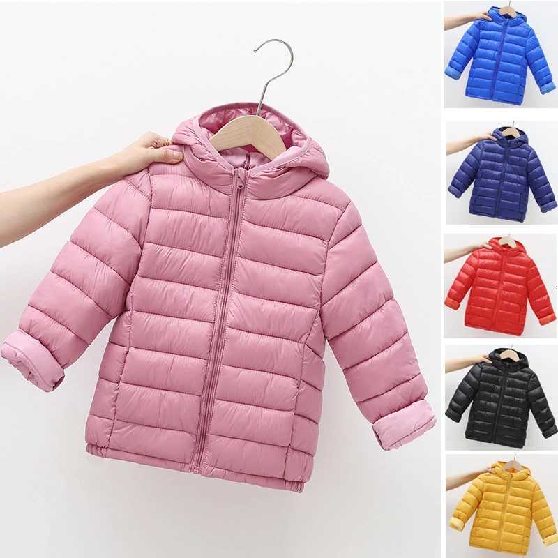 1pcs Boys Girls Coat Autumn Winter Kids Down Jackets Kids Warm Thick Outerwear Clothes Hooded Jacket Children Outerwear Clothing XJ250808