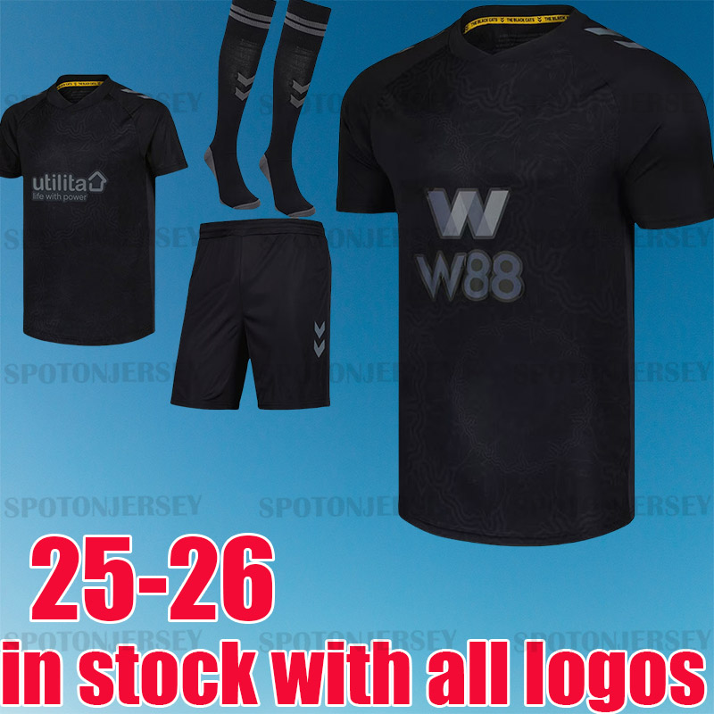 sunderland football shirts 25 26 Black Cats Blackout kits Retro Soccer Jerseys safc home away third PRITCHARD safc football shirts long sleeve th-image-883407417