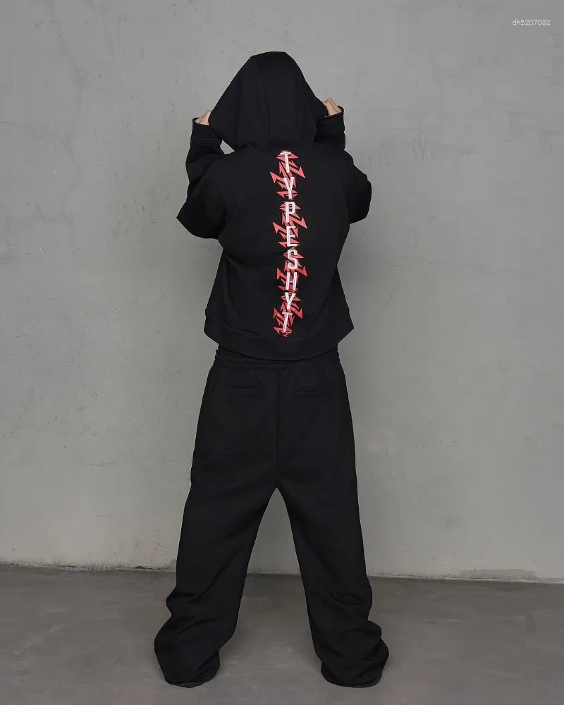 Men's Tracksuits Top Print Graphic Tracksuit Men Clothing Street Harajuku Hip-hop Vintage Mens Clothes Casual Loose Sweatpants Suits For