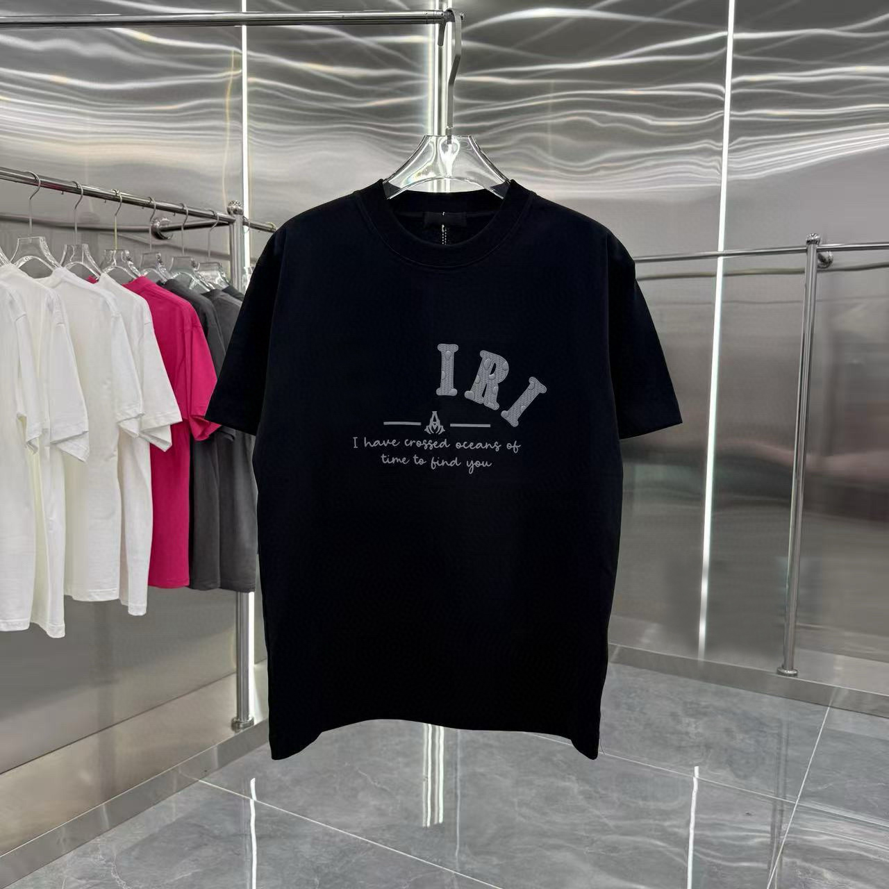 2026 Men's Plus Tee & Poos Round nck embroidered and printed polar style summer wear with street pure cotton j257