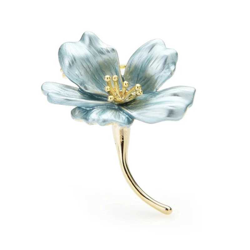 Broche florale délicate en émail mignon de style dames en décolleté accessoires corsage xj250815