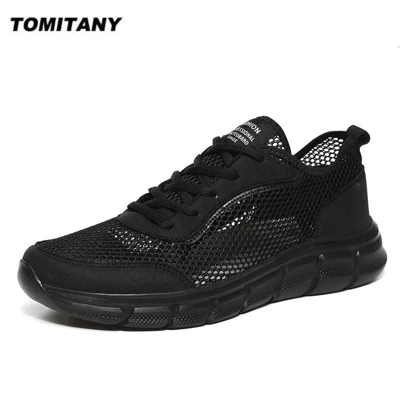 Summer Mesh Shoes Men Sneakers Breathable Light Mens Casual Shoes Lace-Up Walking Footwear Tenis Masculino Zapatillas Hombre 250811