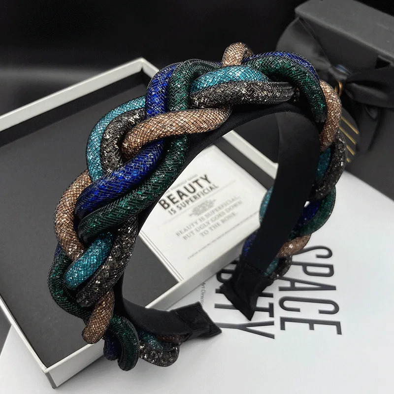 in temperament Hair bands hoop accessories hairband womens fashionable French girl high skull headband hair woman 250814