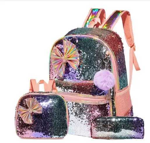 3 sur 1 sac d'école élémentaire préscolaire sacs de livres pour filles sac à école préscolaire ensemble pour filles sac à dos sac à dos sac à lun