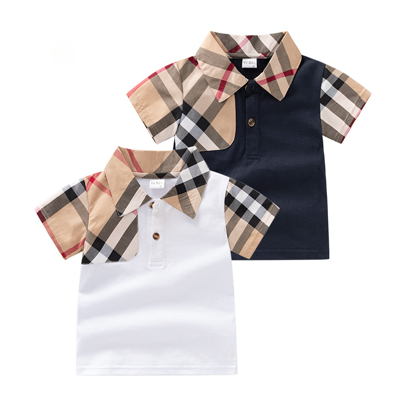 Mode d'été Vêtements pour enfants Polos à manches courtes Designers Vêtements pour tout-petits garçons Tenues bébé enfants Camisa Costume de spor
