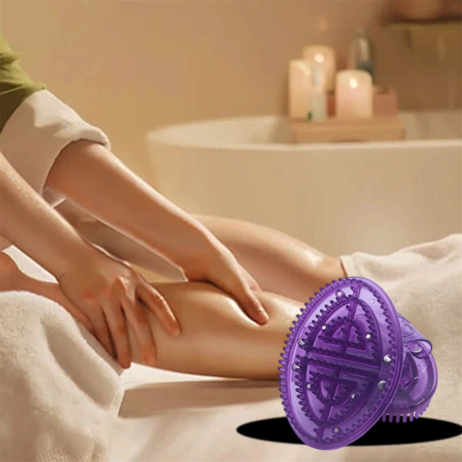 Portable Electric Handheld Deep Tissue Percussion Massager with Heat for Back Neck Shoulder Leg Foot Massage Relaxation 250814