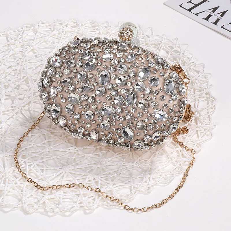 Golden Birthday Party Crystal Silver Diamond Evening Bags Women Party Purse Wedding Pink Bridal Boutique Clutch Bags Z250815
