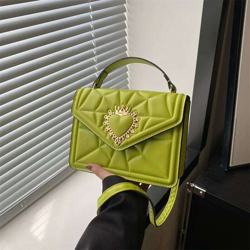 Hot Selling Designer Dia PU Leather Plaid Quilted Women's Handbag Casual Rossbody Bag Flap Tote Designer Bags