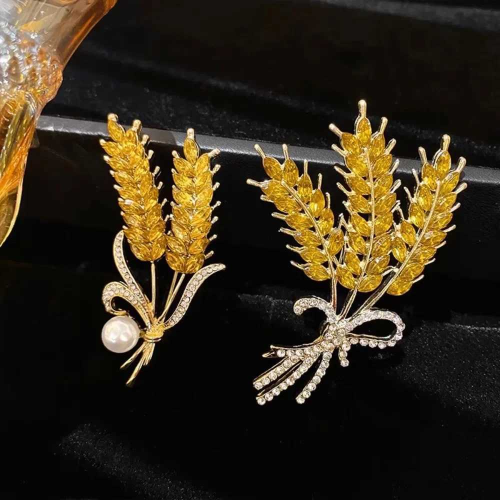Rugestone 3 couleurs oreille de blé de blé pour femmes épingles coréen bijoux accessoires cadeaux xj250815