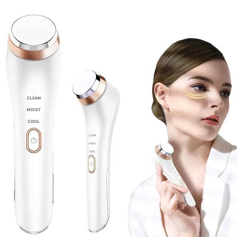 Dispositifs de soins pour le visage Cold Hot Eye Wand Massageur Anti-Aging Facial Massage anti-rides Machine de soulèvement Skin Beauty Device 25