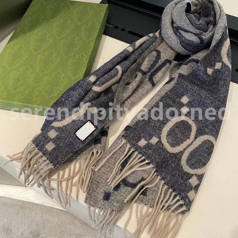 Écharpe de concepteur de luxe pour femmes designers twilly écharf cachemire concepteur couverture luxe femme automne scure d'hiver couvertures de
