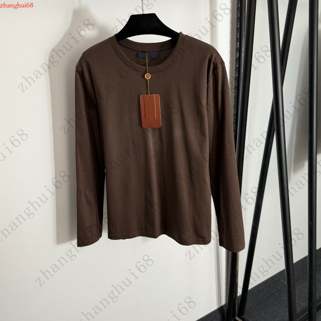 Women's Autumn Long Sleeve Designer Solid Color Simple Versatile Comfortable Fabric Daily Wear Autumn New Women's Top
