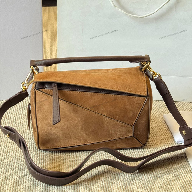 Women's 2025 High Version Genuine Leather Suede Handbag, Designer Autumn/Winter Suede Shoulder Bag, Very Lightweight, Soft to the Touch, Suede