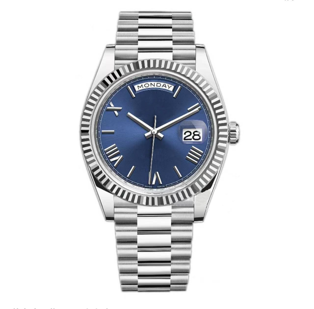 Luxury Men's watch 40mm automatic mechanical watch with calendar watch with watch box log mode 904L life waterproof watch high quality watch fo