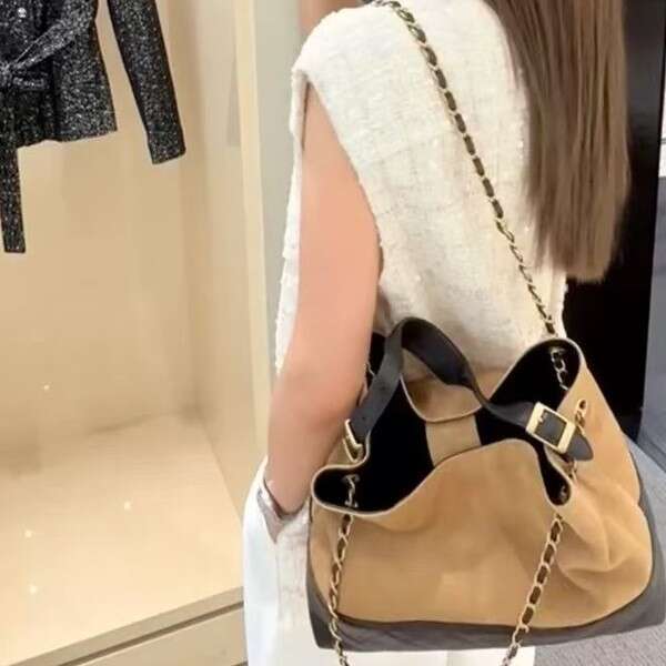 Designer Bag Tote Bag Shoulder Bag new Trendy Fashion Versatile Color-Block Quilted Tote Design Niche Single Shoulder Handbag