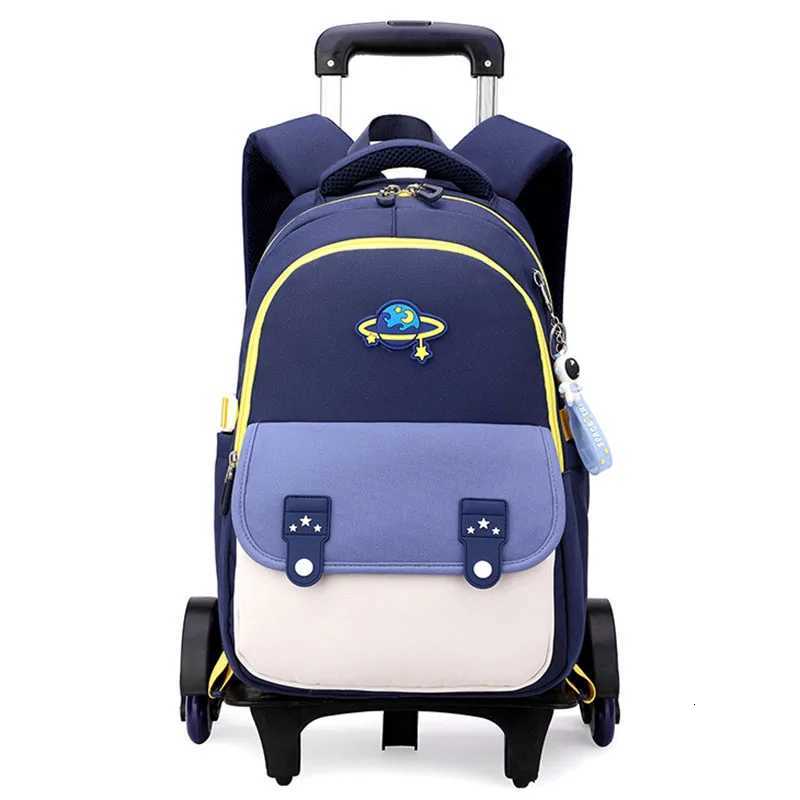 Rolling Backpacks for Primary School Plecak Children Trolley School Bag for Boys Wheeled Bag Back to School Backpacks for Kids X250815