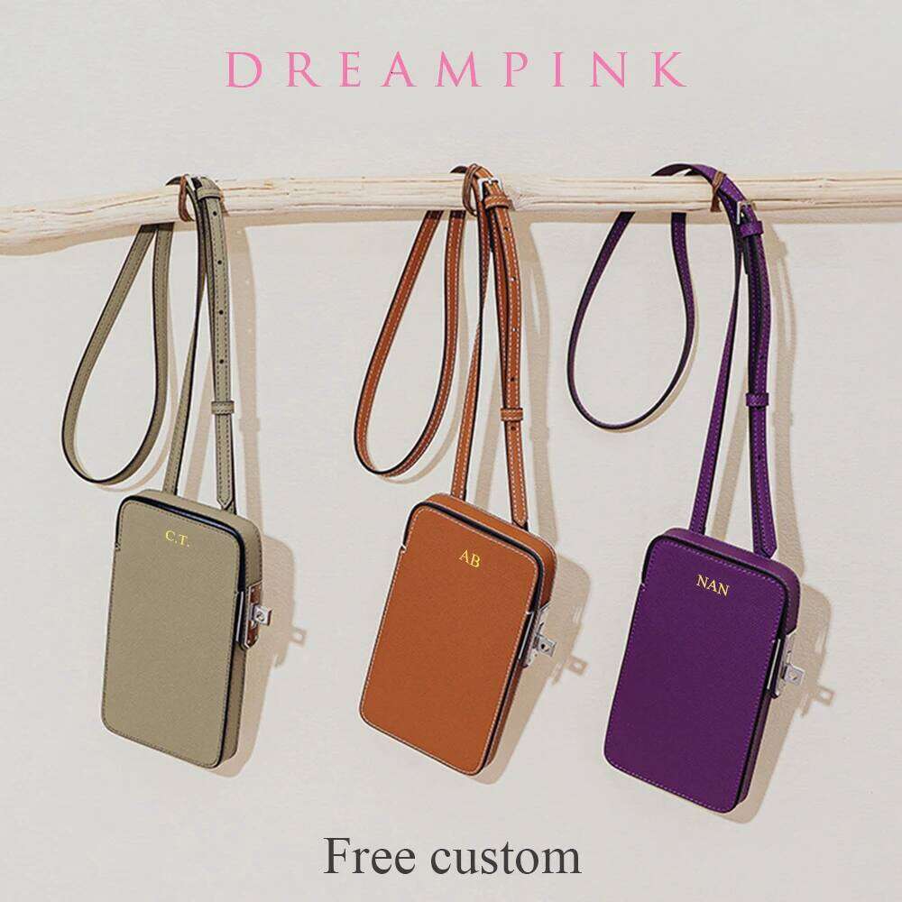 Designer Luxury EP Leather Women Phone Fashion Custom Name Mini Female Crossbody Personalize Letters New Mobile Case Shoulder Bag