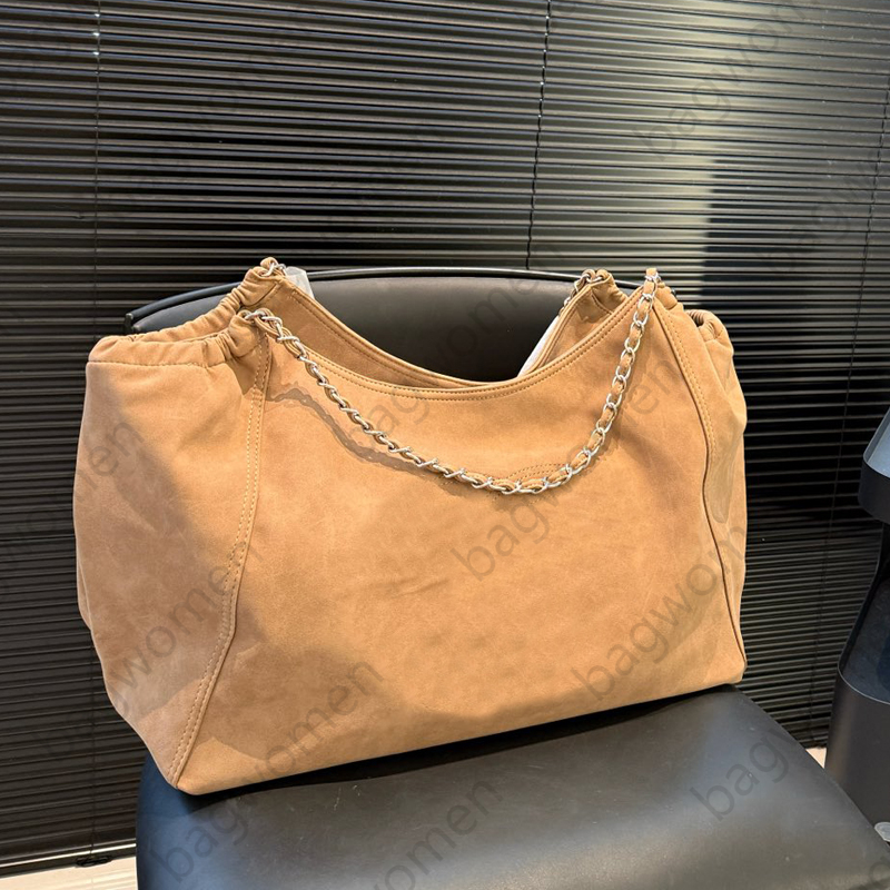 Suede Tote Bag Designer Bags For Women Handbag Chain Shoulder Bag Purse Underarm Bag Sac De Luxe Suede Bag Crossbody Purse Dhgate Large Shopping Bag