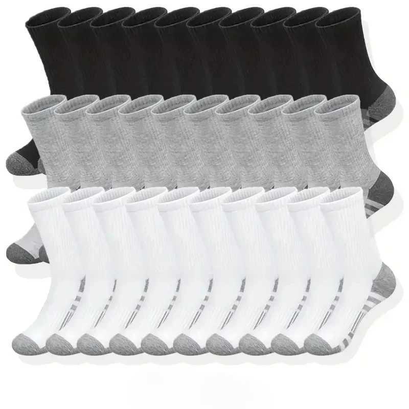6pairs of High-Quality Soft and Comfortable Mens Running Socks Summer Sweat Wicking and Breathable Basketball Sports Socks XJ250815