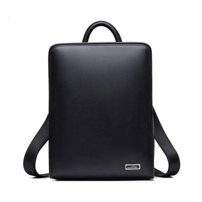 Nouvelle mode Cow Hide Genuine Men Sac à dos Real Natural Leather Student Sac à dos marque grand ordinateur d'ordinateur portable sac de haute qu