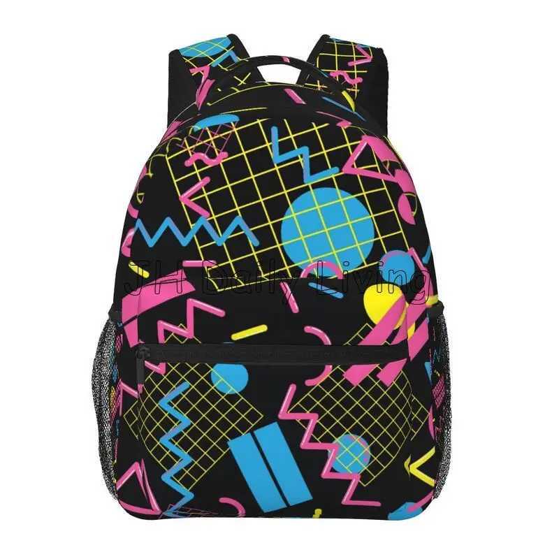 80s 90s Retro School Backpack Laptop Bags Student Bookbag for Girls Boys Teens Casual Daypack for Travel Sport Work X250815