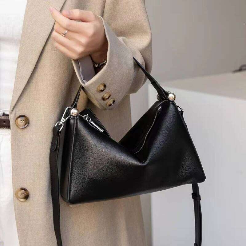Genuine Leather Fashion Women Shoulder Crossbody Gray Bag Yellow Designer Soft Cowhide Ladie Handbag Female Apricot White 250805