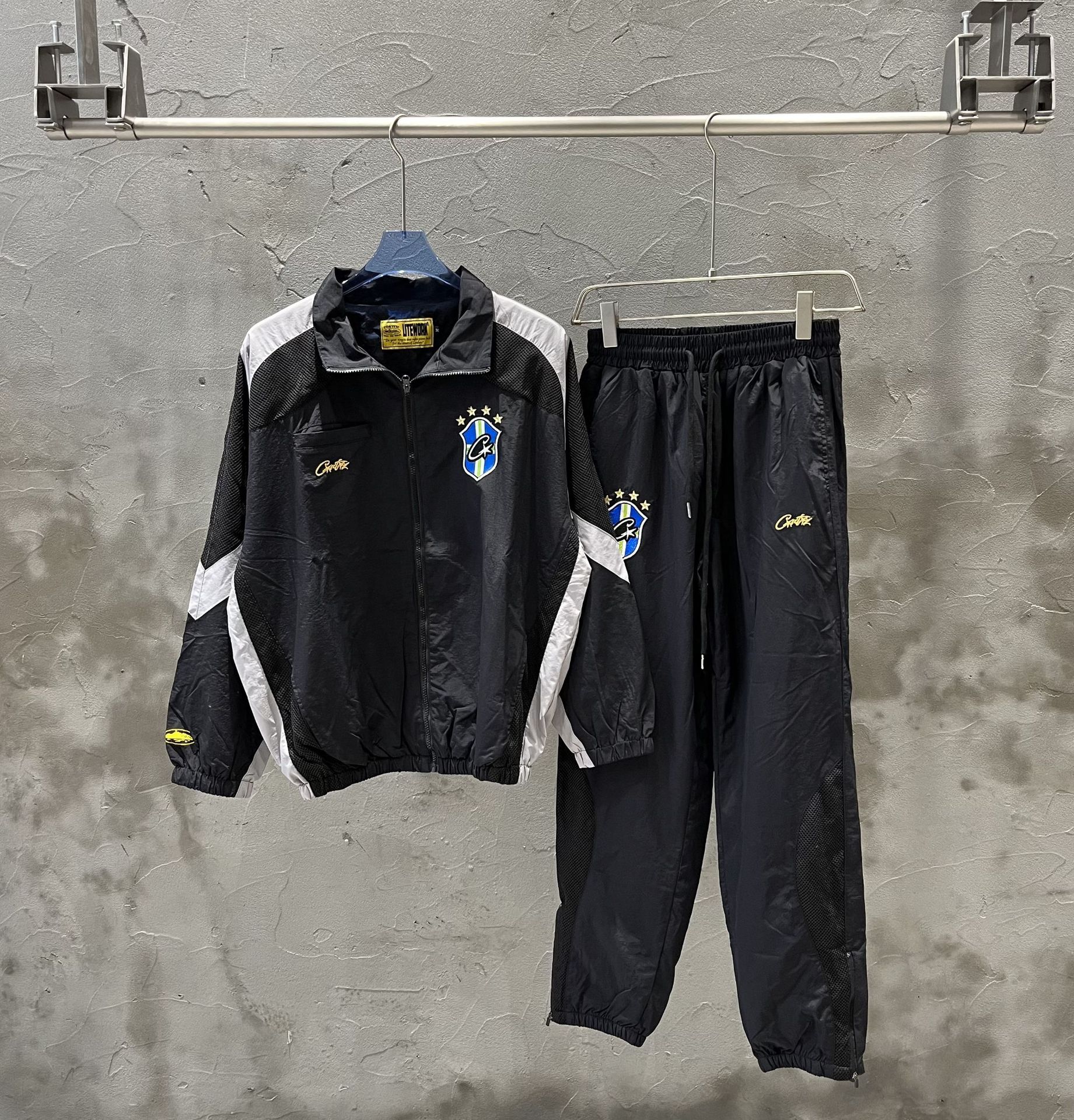 Men's Tracksuits Designer hoodie Harajuku Punk Embroidered casual Cotton jacket men Zipper Coat windbreaker Sports Streetwear Outdoor pants