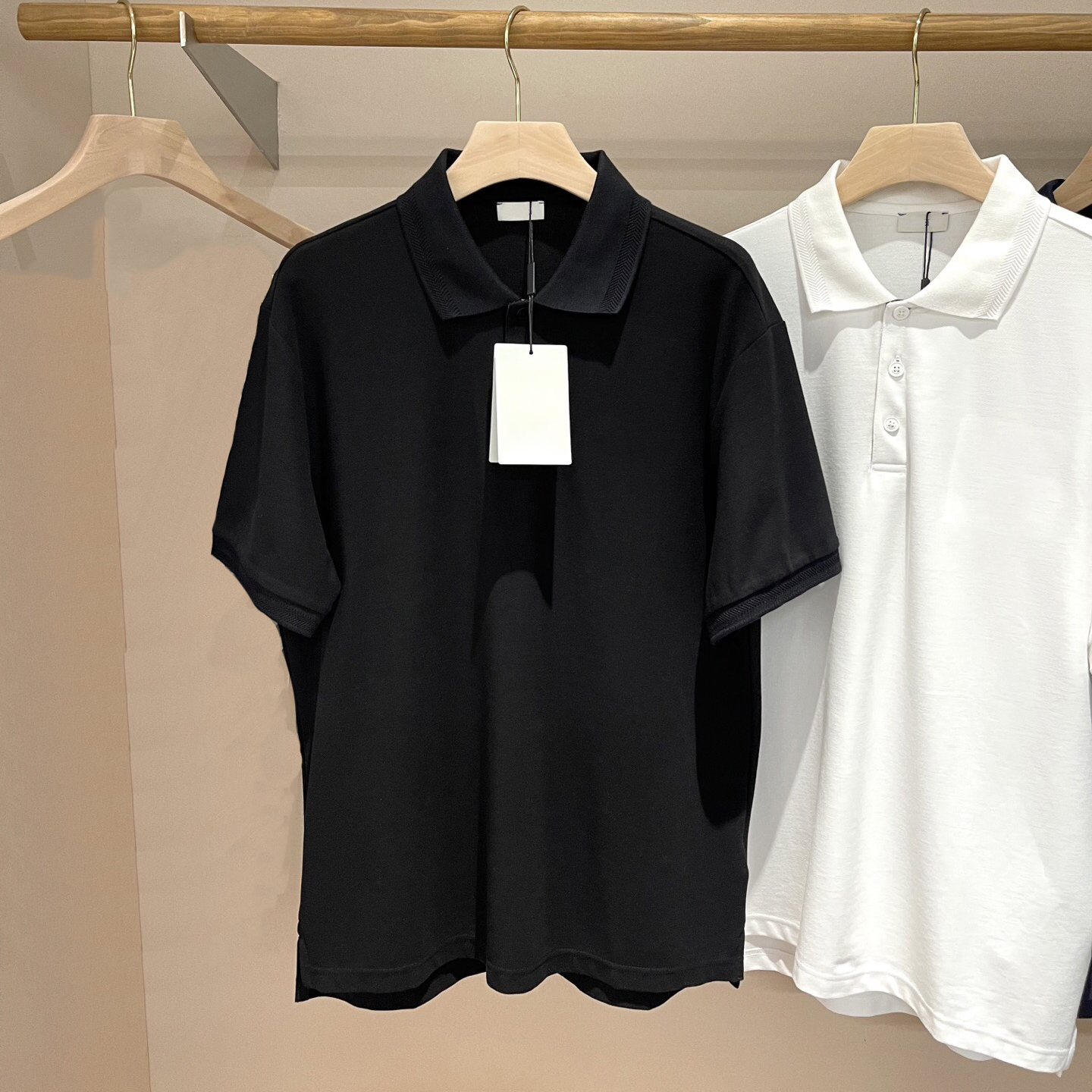 High quality designer men's men's clothing Men's Tees & Polos Men's Polos high-quality letter printed embroidered shirt Golf bus