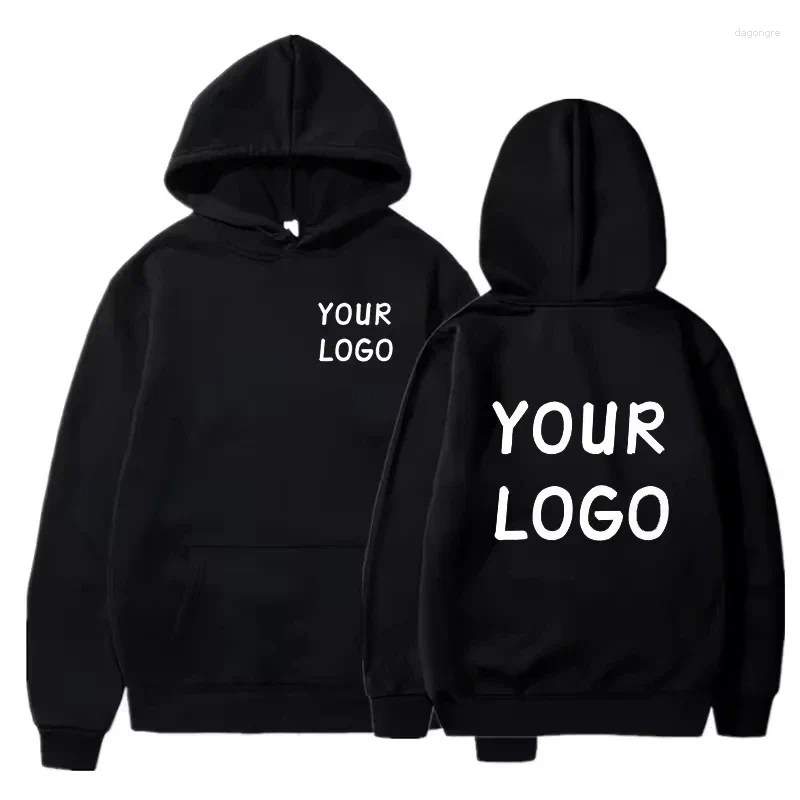 Hoodies masculins 2025 hommes Femmes Sweat à capuche décontractée Top Couleur solide Pullor Personnalité Sweet Sweats Custom Gifts