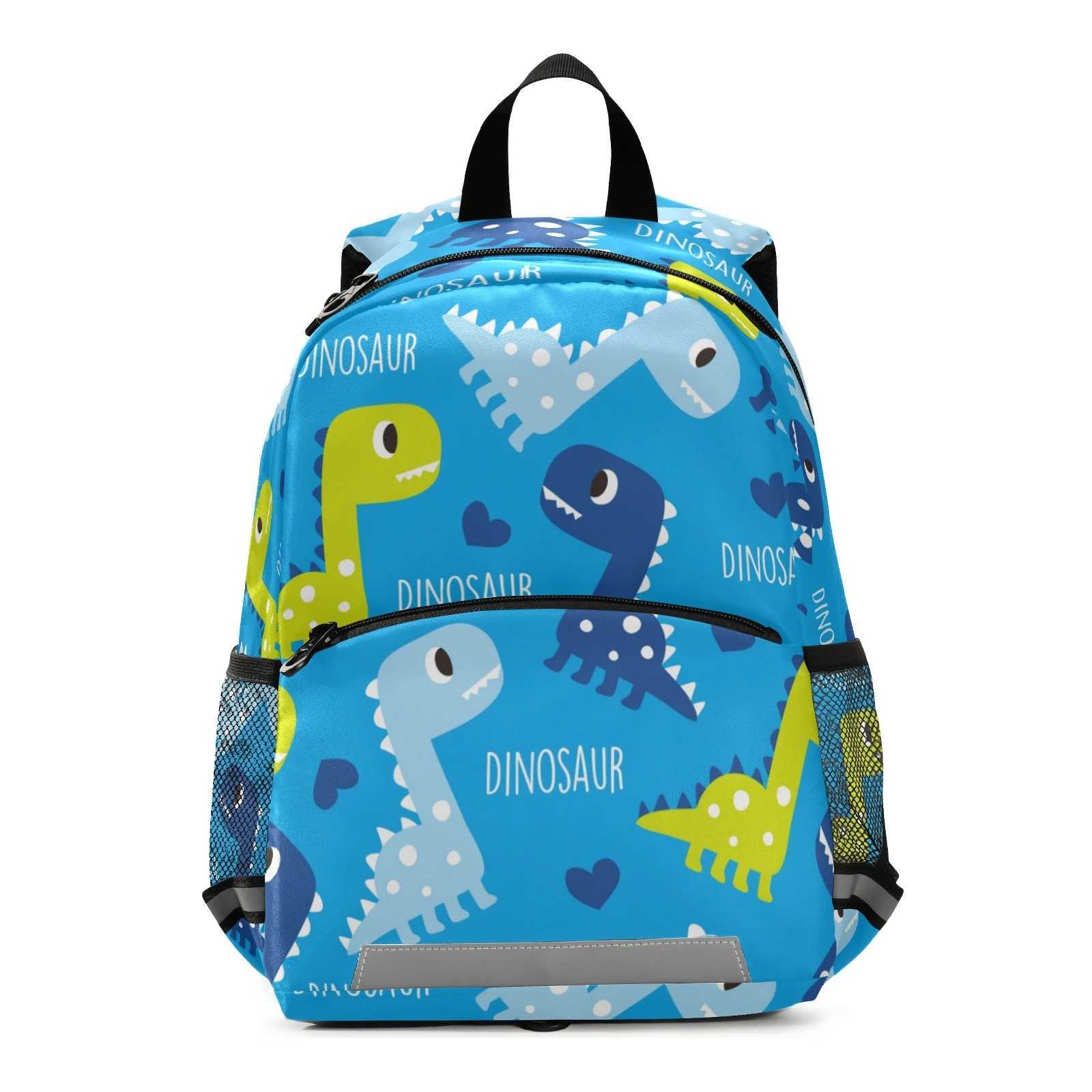 Vente chaude dinosaures bleu sac à dos sacs de maternelle sacs d'école mignonne en polyester sac à dos pour enfants sacs scolaires x250815