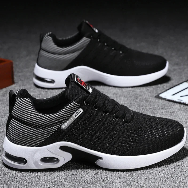Mens Running Shoes Spring Low Cut Casual Outdoor Walking Shoes Soft Soled Breathable Anti Slip Sports Shoes for Men 250811