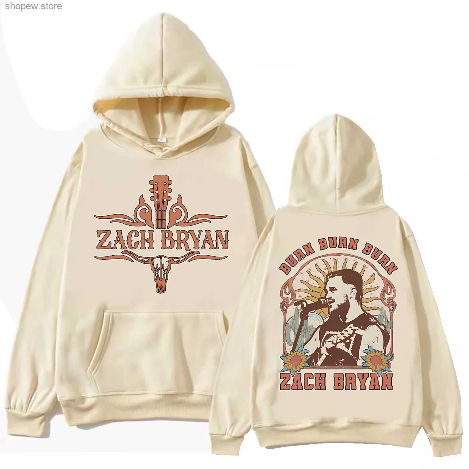 2024 Zack Bryan Hoodie Top Long Sleve Sportswear Music Fan Gift Spring / Summer Casual X241207 S250815