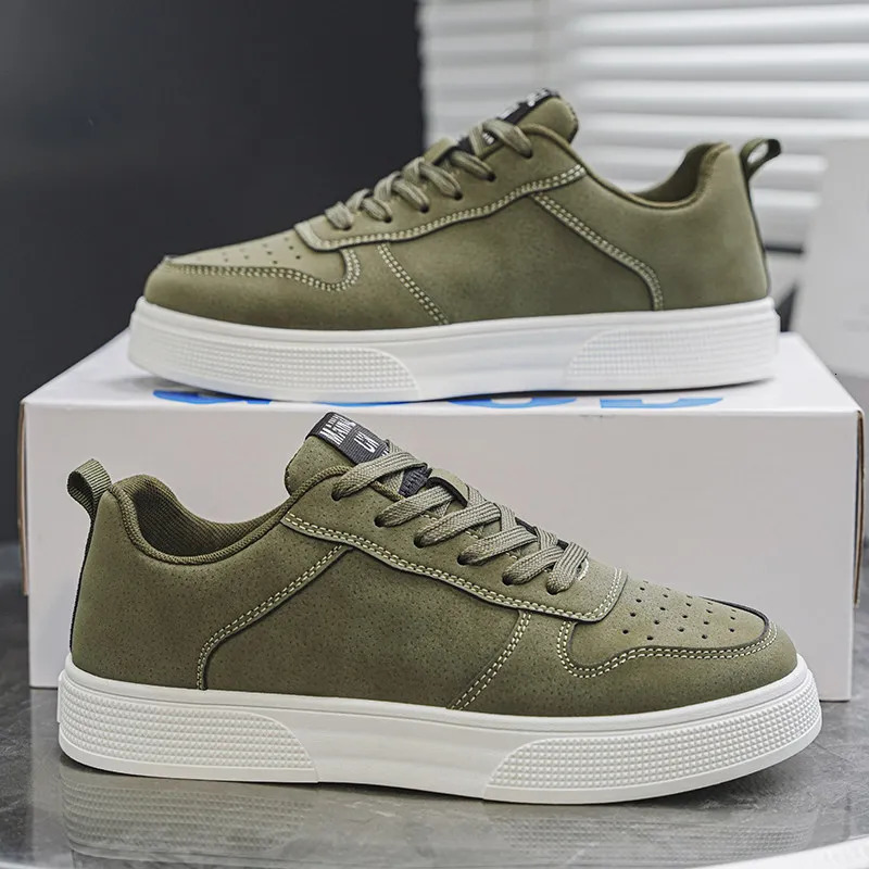 Shoes Skateboard for Men Fashion Green Low Sneakers Large Size 48 Non-slip Sports Shoes Trainers Men Zapatillas De Skate 250812