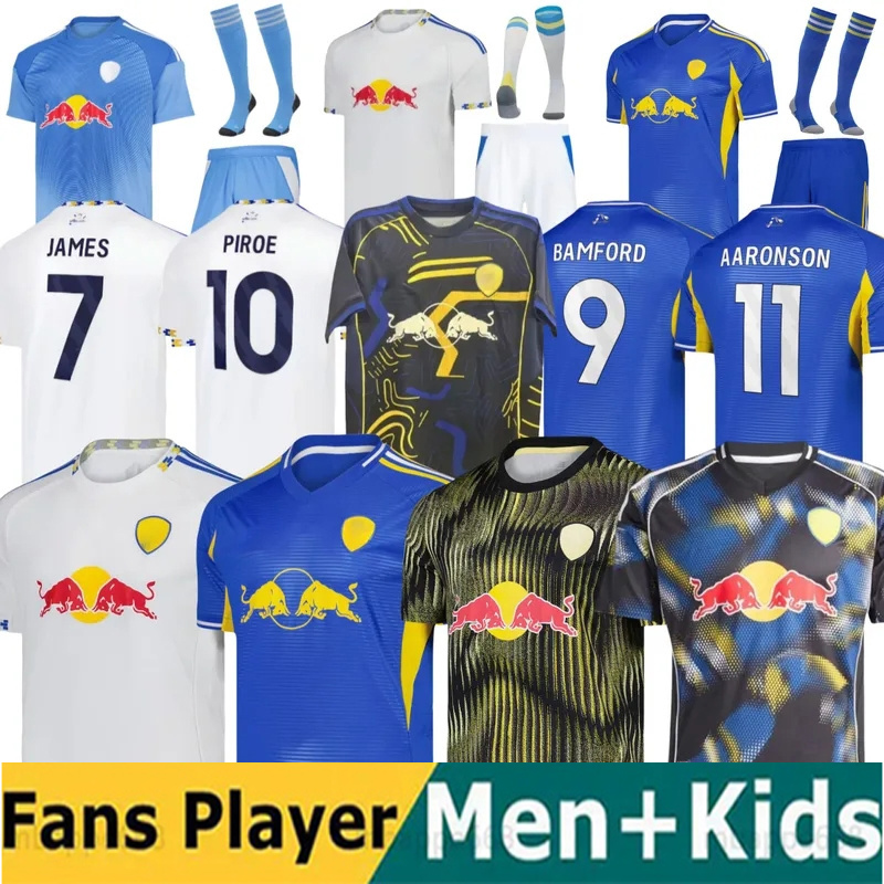 25 26 fans player AMPADU Llorente Soccer Jerseys STRUIJK PIROE AARONSON MATEO JOSEPH Football Shirt 2025 Uniforms Men Kids Kits RODON ROTHWELL BAMFO