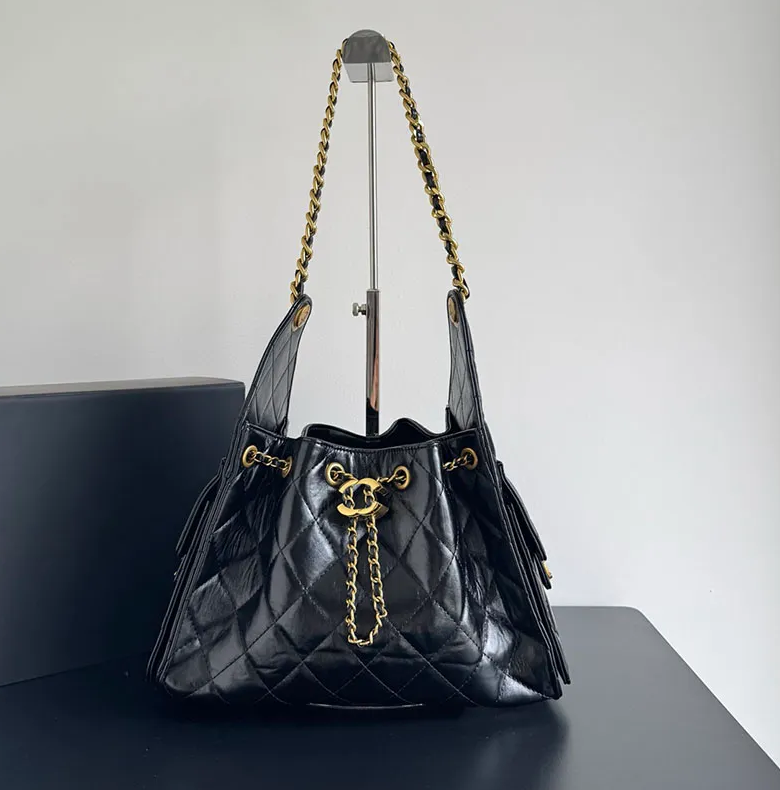 Designer bags shoulder bags underarm bags high-capacity totes denim bags checkered Leather classic chain strap shoulder bags leather drawstring
