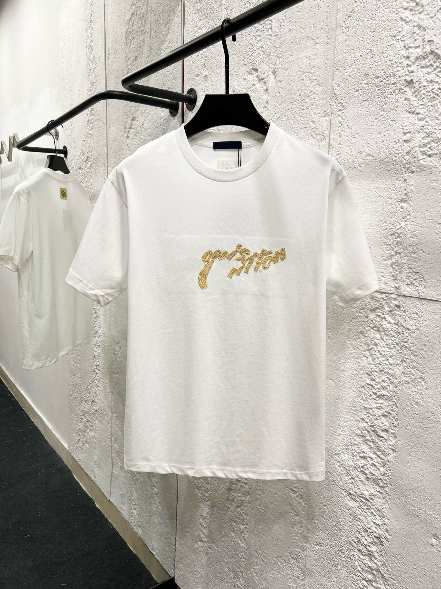 Men's Plus Tees & Polos Round neck embroidered and printed polar style summer wear with street pure cotton 342d3t