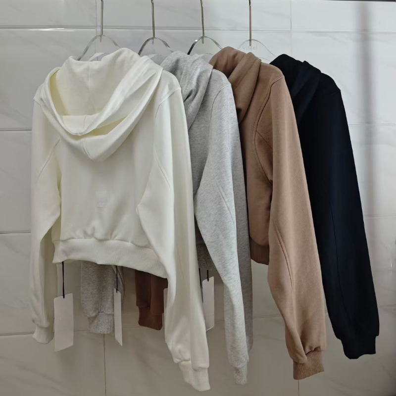 Sweats à capuche de créateurs Femmes Yoga Muse Crop Full-Zip Hoody Jogger Blazer Tricot Casual Fitness Pilates Tenues Studio à la rue au salon Sw