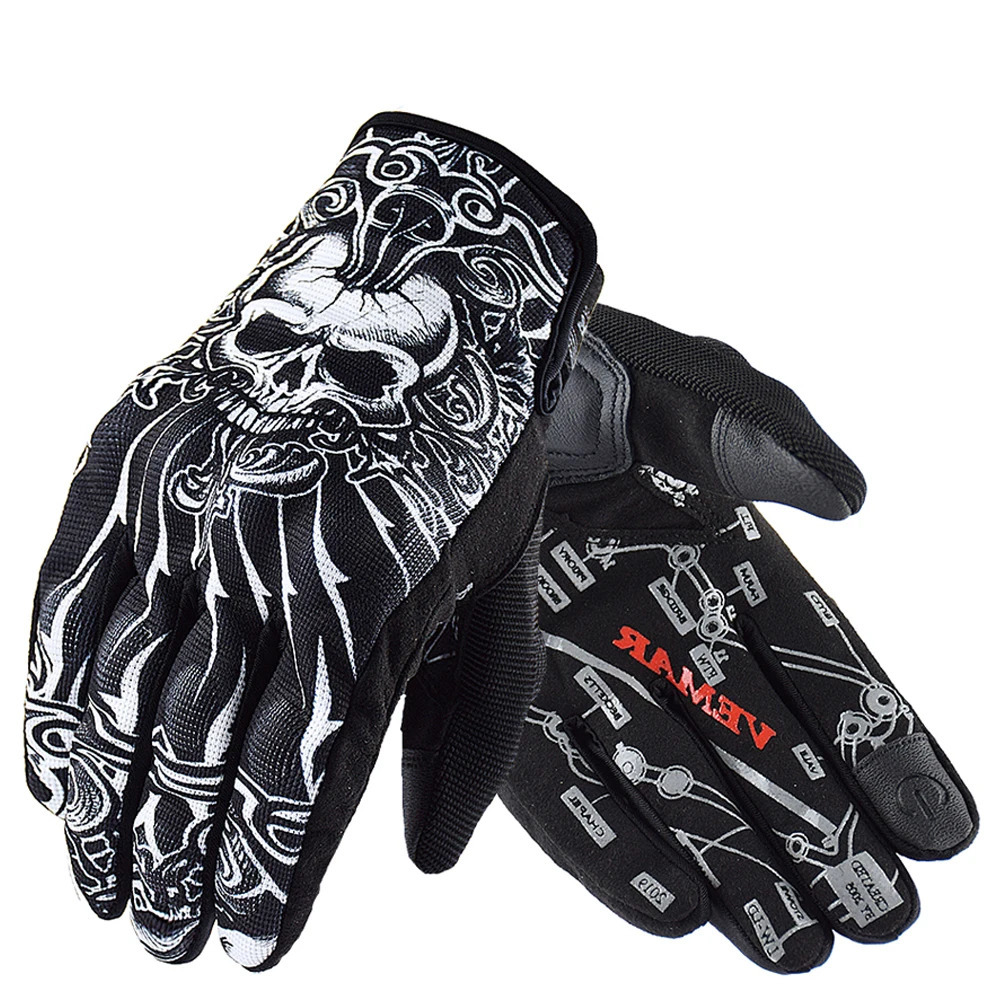 Gants de moto rétro d'été Gants de motocross à écran tactile Gants de motocross Anti-automne Gants de moto non glissant sans glissement 250815