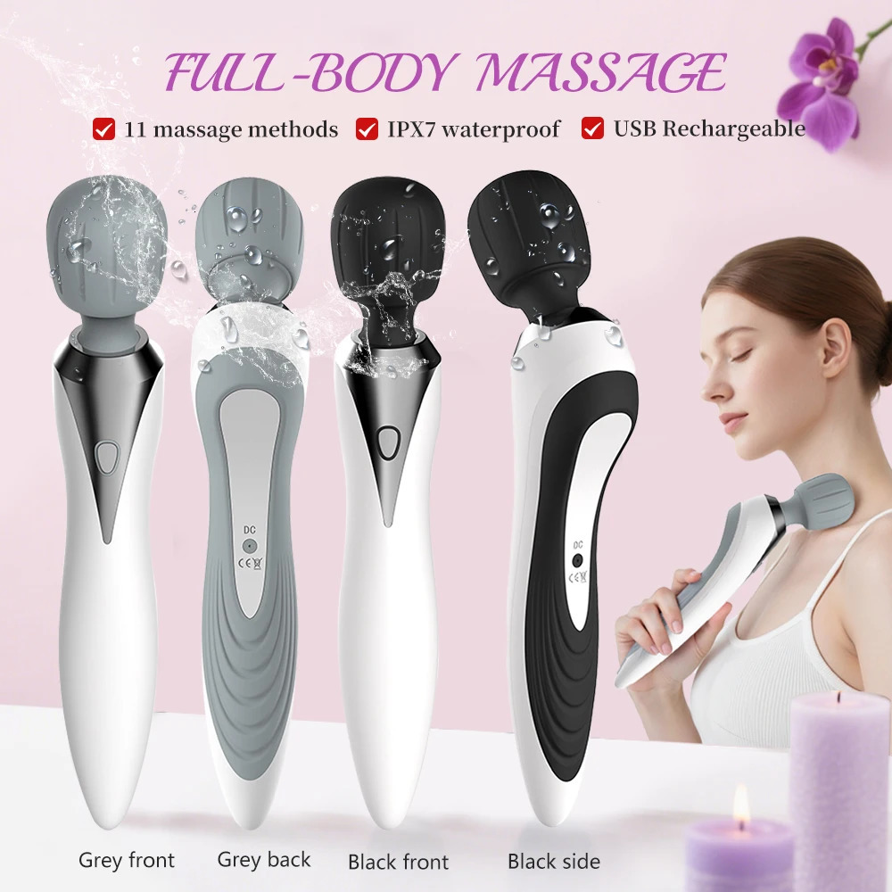 Handheld Electric Massage Hammer Press Stick Portable Vibration Massager Rechargeable Massage Tools for Back Neck Hand Shoulder 250814