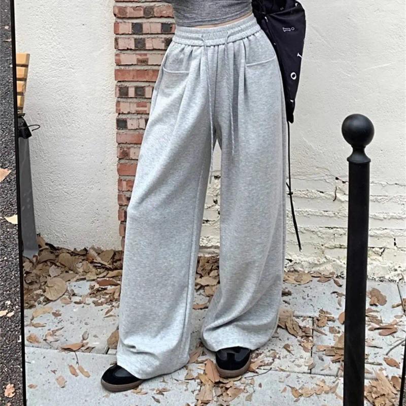 Pantalon féminin droit de la jambe large pant