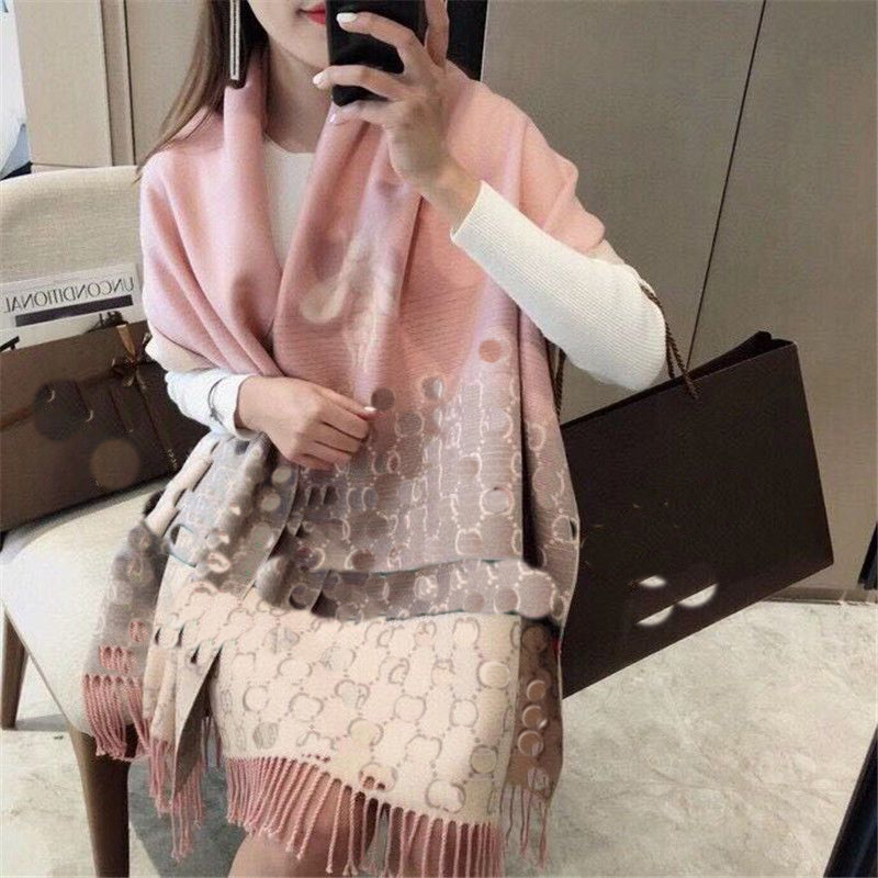 Mens Women Designer scarf cashmere Fashion Winter Warm Unisex Long Wraps Brand Classic Letter Shawls And Scarves Men Womens Scarfs 180*70-image-864440915