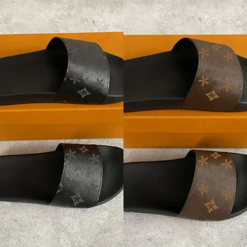 30off ~ Slière en caoutchouc front de mer Mule Sandale Tazz Slipper Flower Talon Emed Designer Shoe femme Man Beach Flip Flop Sandales Loafer Fla