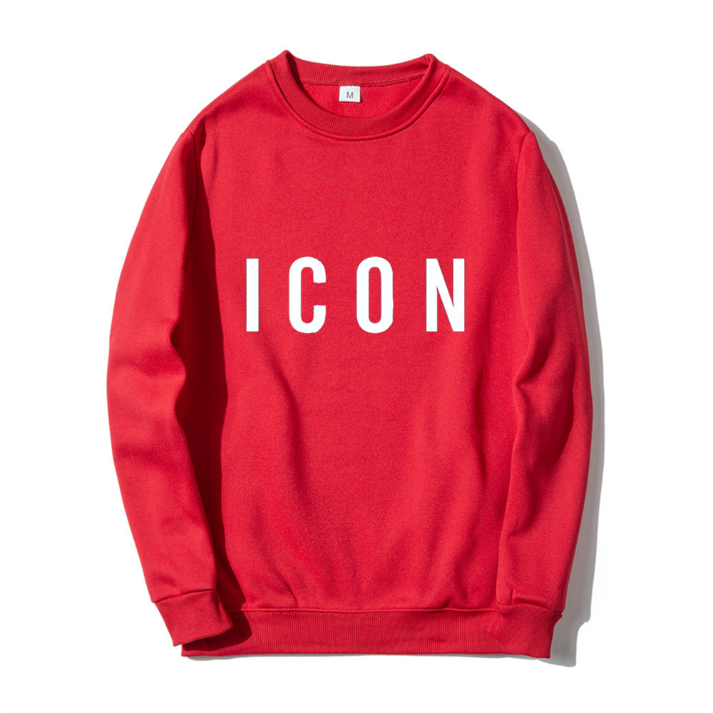 Fashion Designer Mens Hoodie Woman Crew Neck Hoodies For Men Sweatshirts Womens Pullover Cotton Print ICON Long Sleeve Round Collar Streetwear Sweat