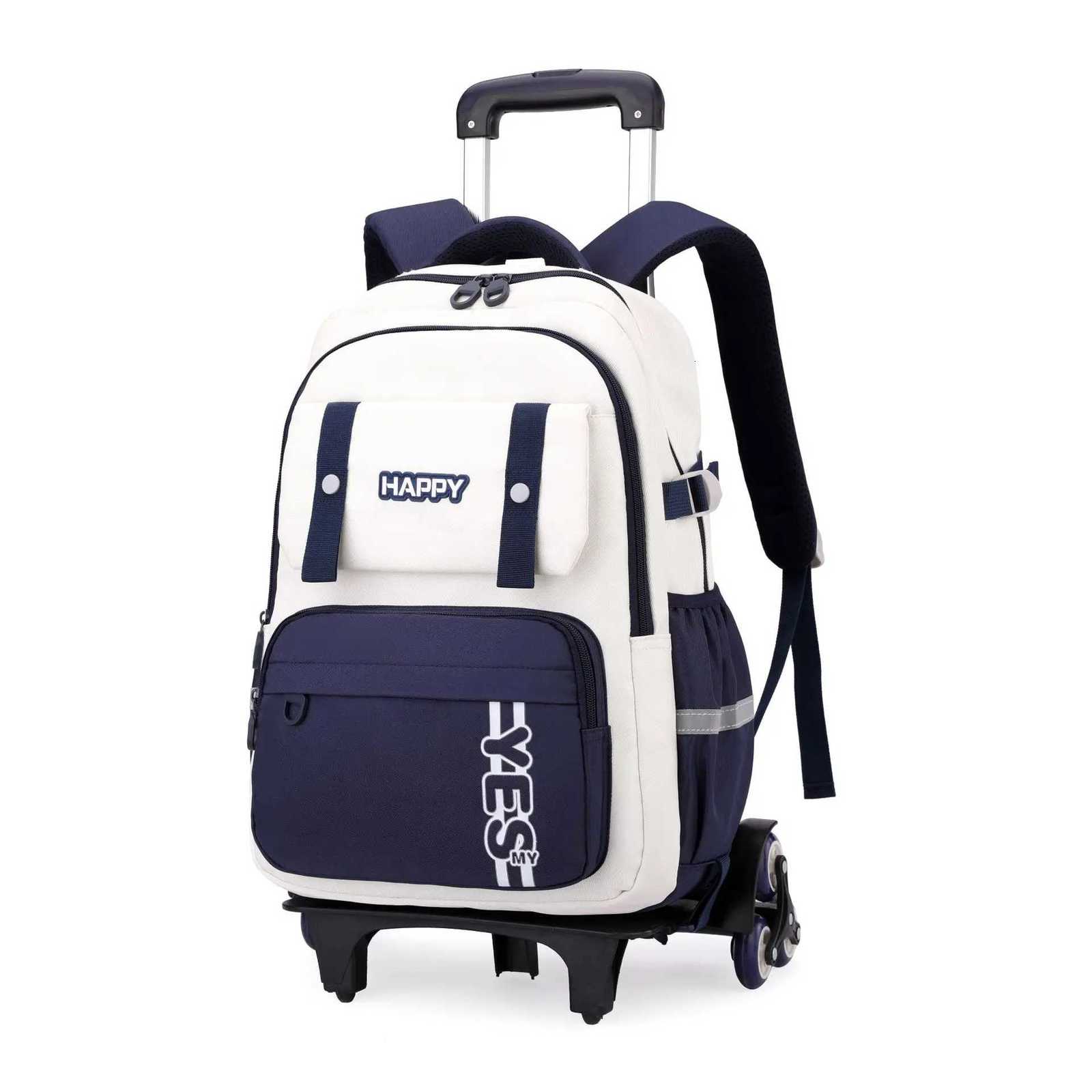 Student Rolling Backpack Bags School Wheeled Backpack for Girls Boys Kids Primary Trolley Bag for Girls School Bag with Wheels X250815