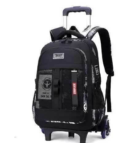 School Wheeled Backpack for Boys School Trolley Bag with Wheels Kids School Rolling Backpack on Wheels School Rolling Bag X250815