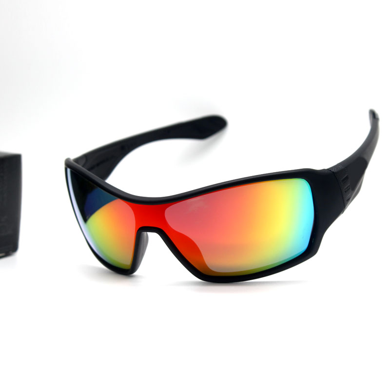 Outdoor Sunglasses Mens Designer Matte Black Frames OO9190 Sports Glasses Ladys Fashion Fire Lens Eyewear With Box 137mm