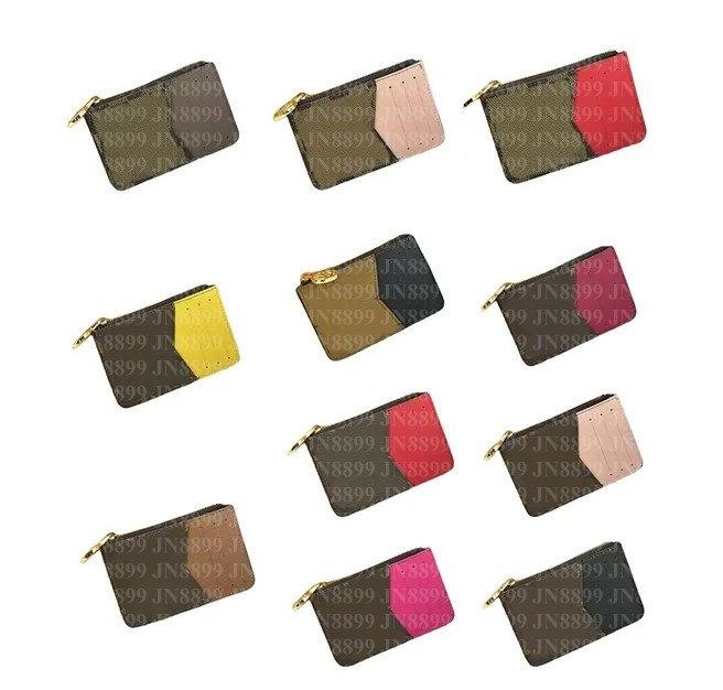Série de portefeuilles de concepteur en cuir authentique Damierlicious Designer Romy Carte Holder Womens Cartes Holders Mini portefeuilles Coin P