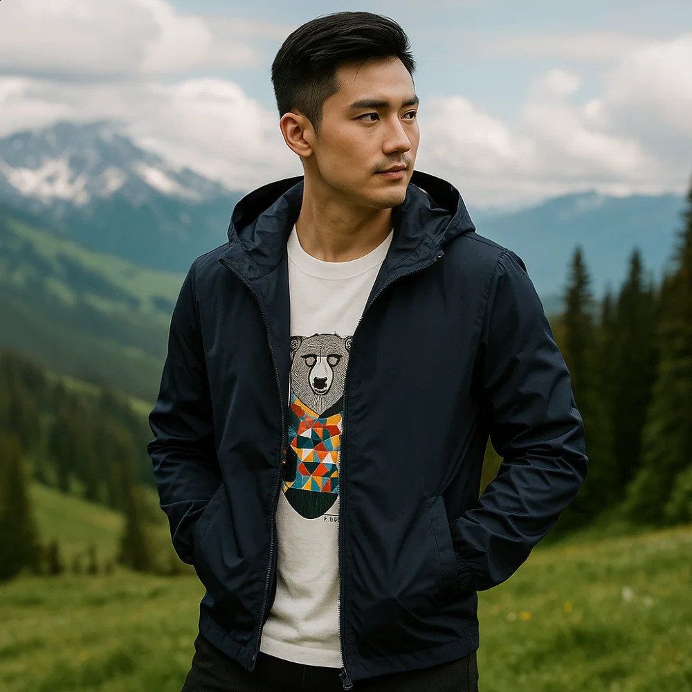 2025Solid couleur confortable à la mode et à la mode des hommes de haute qualité sans imprimés pour le printemps automne 250805