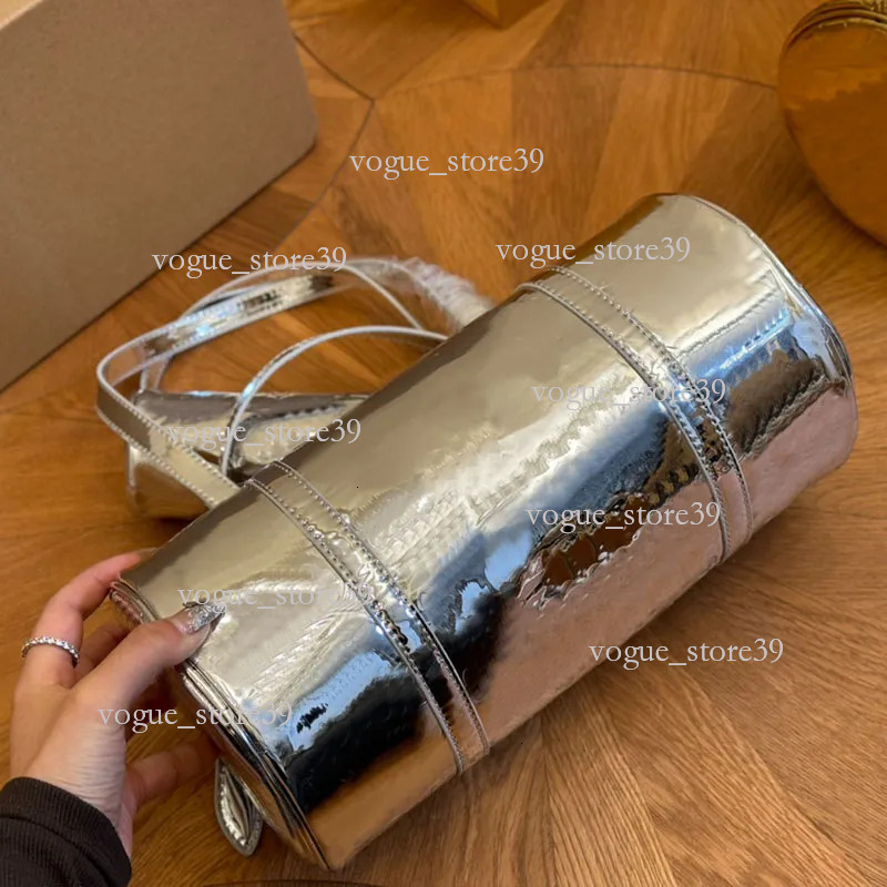 Composite Cylindrical Bag Women Papillon Shoulder Bags Fashion Letters Leather Zipper Closure Designer Handbags Purse Two Piece Sets