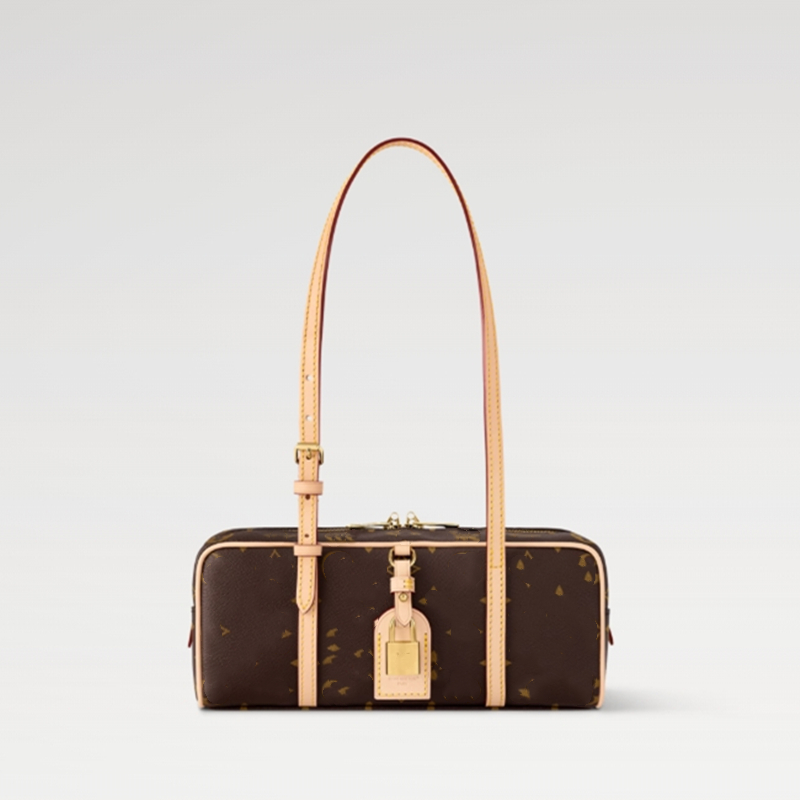 Fashion M47031 Accrochez sur les sacs Archivage Cite Handbag Bowling en forme de bowling Sac de design VVN Gold Claked Vintage Flair Perfect Drop